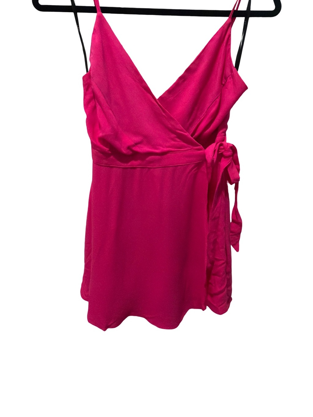 Lulus Camden Fuchsia Wrap Skort Dress - Picture 6 of 7